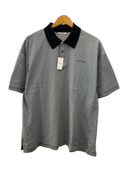 FARAH(ファーラー) / 24SS/ポロシャツ/XL/コットン/BLK/ボーダー 