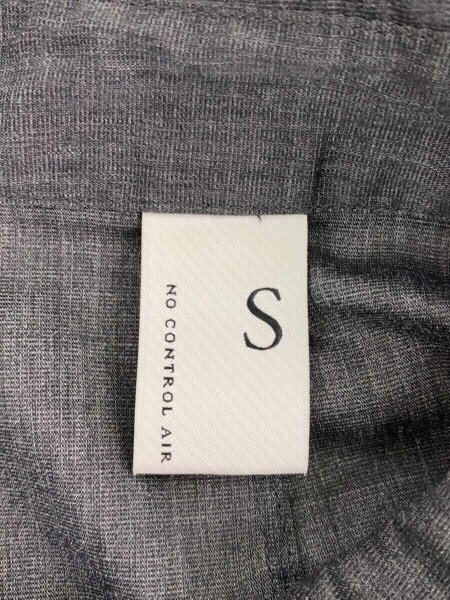 NO CONTROL AIR / NOVR6S/半袖シャツ/S/ポリエステル/GRY/NC1505S6 NO CONTROL AIR(ノーコントロールエアー) / NOVR6S/半袖シャツ/S