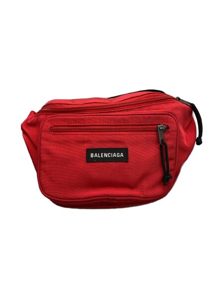 BALENCIAGA(バレンシアガ) / ウエストバッグ/ナイロン/RED/無地 | 中古