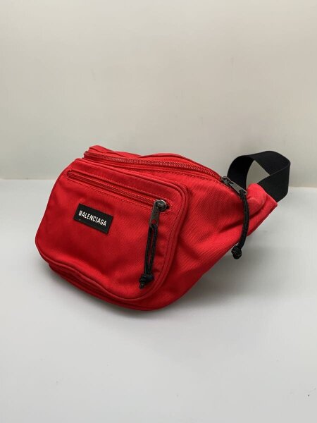 BALENCIAGA(バレンシアガ) / ウエストバッグ/ナイロン/RED/無地 | 中古