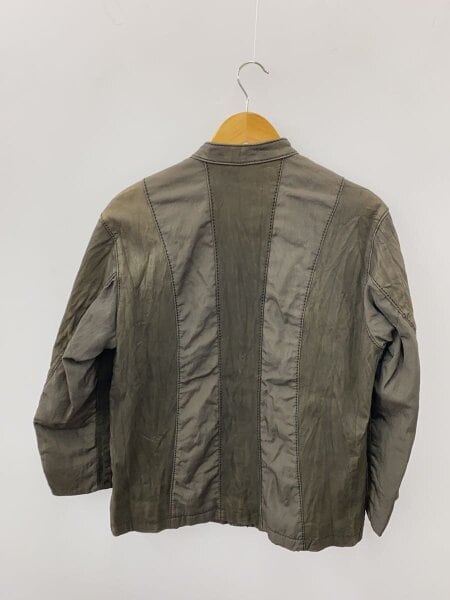ISSEY MIYAKE MEN / シワ加工/切替/シングルライダースジャケット/1/馬革/GRY/ME23LC101// ISSEY MIYAKE MEN(イッセイミヤケメン) / シワ加工/切替/シングル