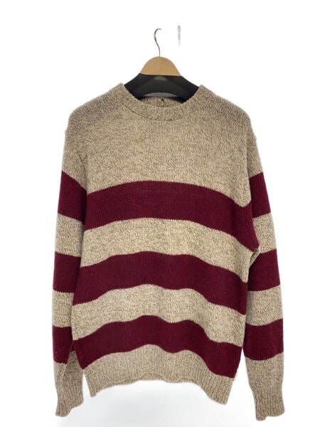 L.L.Bean(エルエルビーン) / 80s/ボーダーニット/USA製/シミ有/XL 