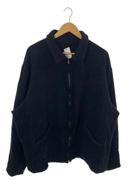 24AW 縮絨ウールジップショートジャケット A03-01014 縮絨ウール 