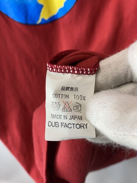 DUB FACTORY(ダブファクトリー) / Tシャツ/--/コットン/RED/プリント 