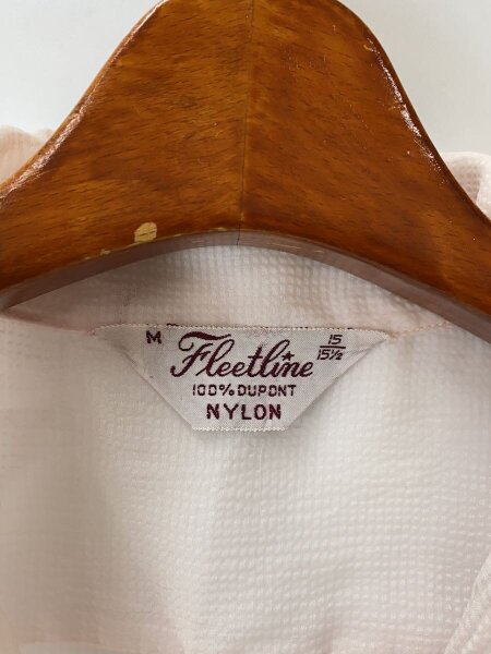 その他ブランド / Freetime/50s/DUPONT/開襟/半袖シャツ/M/ナイロン/WHT/無地 その他ブランド(ソノタブランド) / Freetime/50s/DUPONT/開襟/半袖