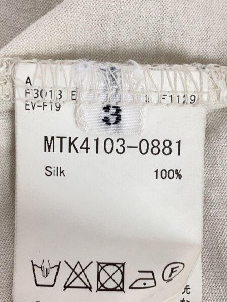 MAATEE&SONS(マーティーアンドサンズ) / 柿乃葉別注/V Neck Silk Tee