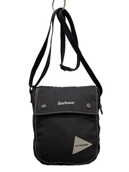 Barbour(バブアー) / ×AND WANDER/ショルダーバッグ/--/BLK/無地 