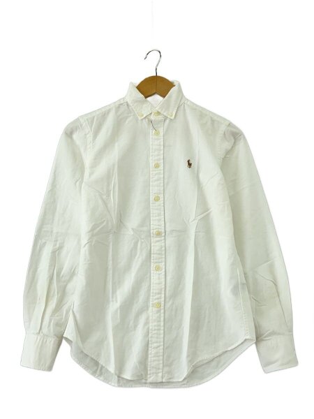 RALPH LAUREN(ラルフローレン) / 長袖ブラウス/0/コットン/WHT/無地 