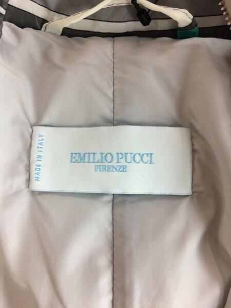 EMILIO PUCCI(エミリオプッチ) / コート/36/ナイロン/GRY/86YA01  