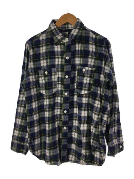 POST OVERALLS チェックネルシャツ ブラックxブルー USA製 【公式通販】
