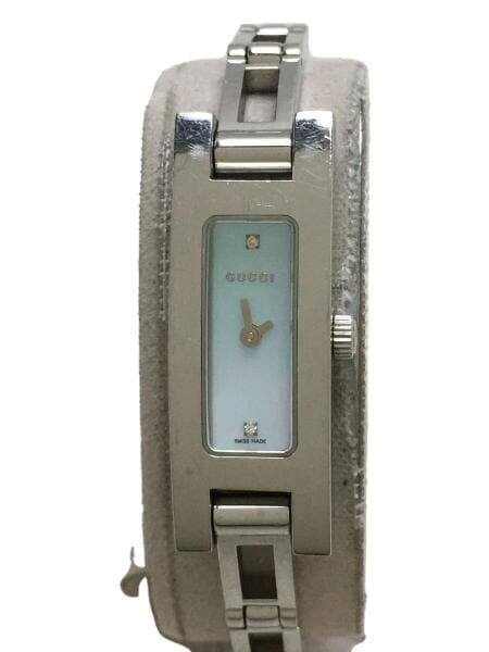 GUCCI シルバー スクエア型時計 GUCCI(グッチ) / スクエア/クォーツ腕時計/アナログ/ステンレス