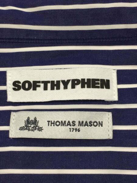 SOFTHYPHEN x THOMASMASON ストライプシャツ SOFTHYPHEN THOMAS MASON