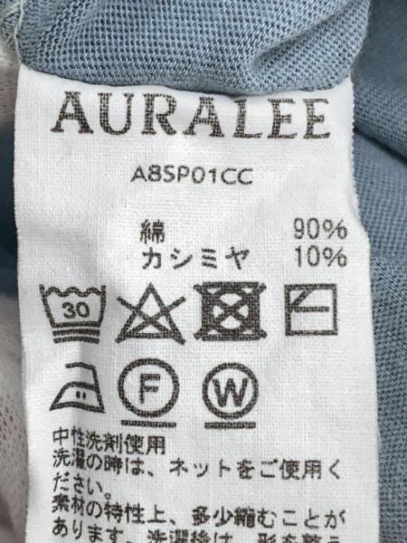 AURALEE(オーラリー) / 長袖Tシャツ/5/コットン/ブルー/A8SP01CC 