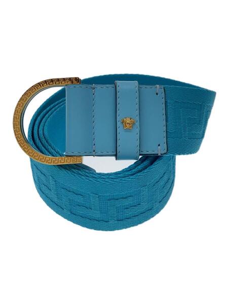 VERSACE(ヴェルサーチェ) / cloth belt in turquoise/ベルト/ナイロン 