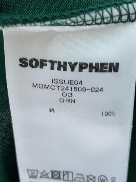 SOFTHYPHEN(ソフトハイフン) / SHOULDER PLEATS HIGH NECK BIG TEE/T 