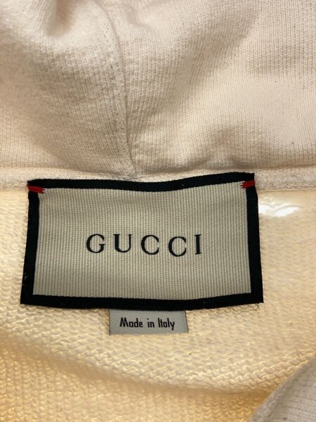 GUCCI(グッチ) / キャットプリント/パーカー/M/コットン/IVO/634674 