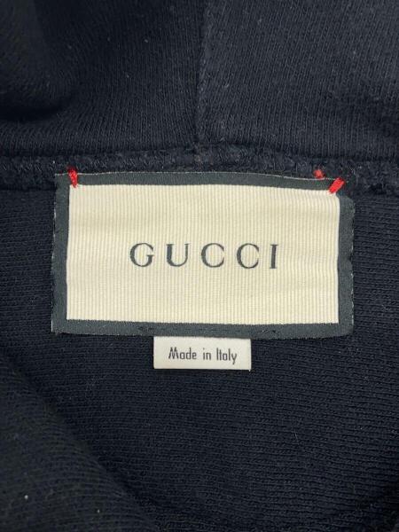 GUCCI(グッチ) / ロゴパーカー/S/コットン/ブラック/テニス刺繍/560502