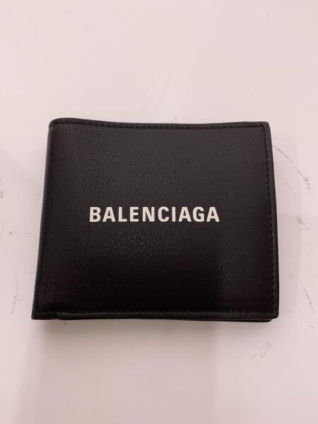 BALENCIAGA(バレンシアガ) / エブリデイ/2つ折り財布/ロゴ/レザー