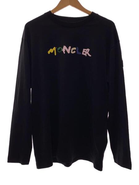 MONCLER(モンクレール) / 24SS/長袖Tシャツ/M/コットン/ブラック/ロゴ 