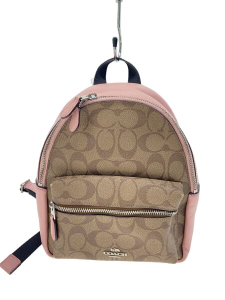 贈り物 Coach リュック ベージュ ピンク バッグ