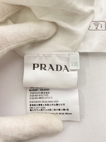 PRADA(プラダ) / Tシャツ/XXL/コットン/ホワイト/ACU1 2024 292 | 古着