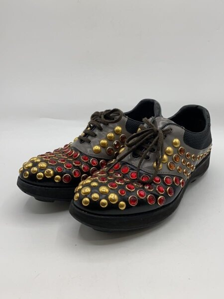 PRADA(プラダ) / 12SS/スタッズ/ドレスシューズ/UK7/マルチカラー