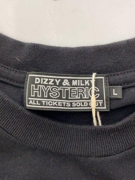 HYSTERIC / HYSTERIC SOUND STUDIO/クルーネックTシャツ/L/コットン/ブラック/02251CT06 HYSTERIC(ヒステリック) / HYSTERIC SOUND STUDIO/クルーネックTシャツ