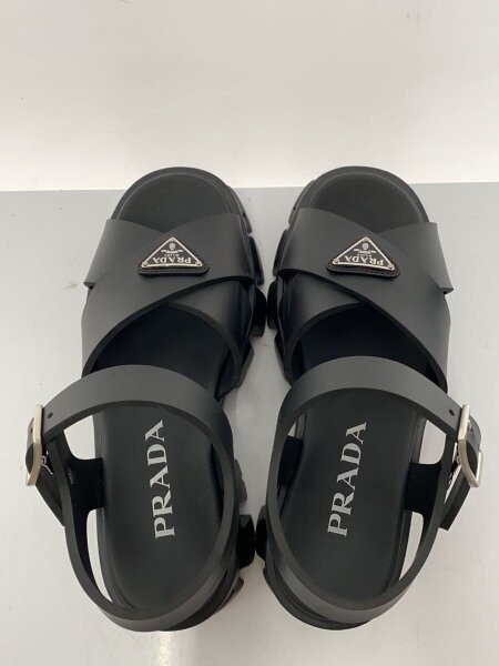PRADA(プラダ) / 厚底モノリスラバーサンダル/36/ブラック/ | 中古品の 