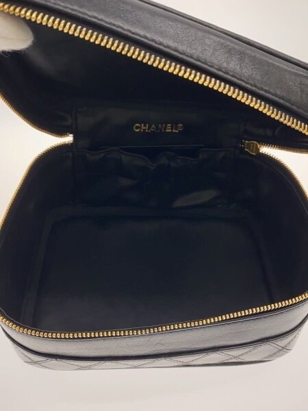 CHANEL(シャネル) / バニティバッグ_ビコローレ_ラムスキン_BLK/羊革 