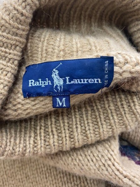 RALPH LAUREN(ラルフローレン) / 馬刺繍/タートルネック/ニット 