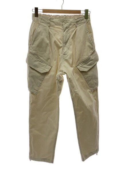 BEAMS oyal navy cargo pants カーゴパンツ S コットン WHT 8463-210