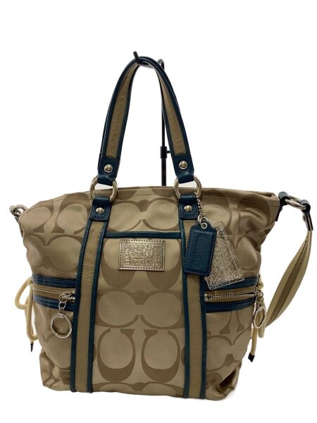 COACH(コーチ) / 2way/ショルダーバッグ/シグネチャー/キャンバス/BEG 