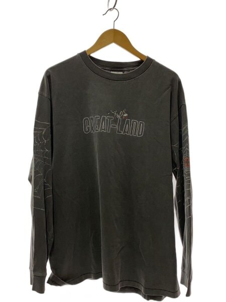 greatLAnd(グレートランド) / SPIDER LS/長袖Tシャツ/XL/コットン/GRY