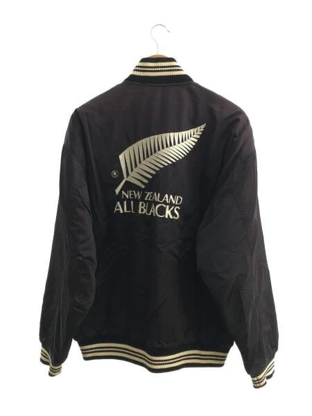 カンタベリー ALL BLACKS ナイロンジャケット 黒/白/グレー