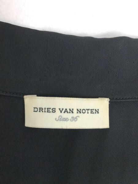 DRIES VAN NOTEN / 長袖ワンピース/36/レーヨン/BLK/2091542 DRIES VAN NOTEN(ドリスヴァンノッテン) / 長袖ワンピース/36/レーヨン