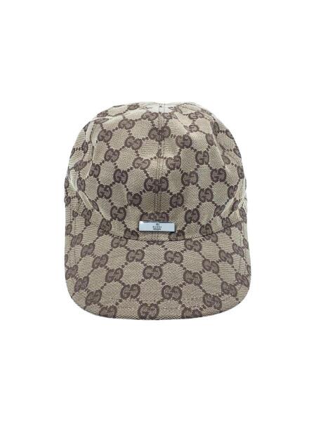 GUCCI(グッチ) / キャップ/XL/キャンバス/BEG/総柄/メンズ | 中古品の 
