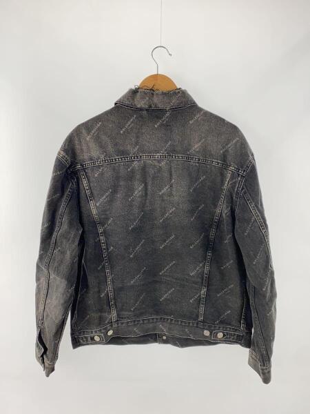 BALENCIAGA(バレンシアガ) / Gジャン/36/コットン/GRY/総柄/493608 
