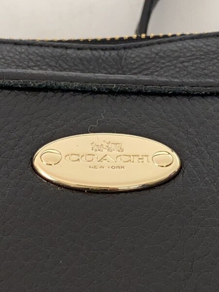 COACH(コーチ) / ショルダーバッグ/レザー/BLK/無地/F35185 | 中古品の