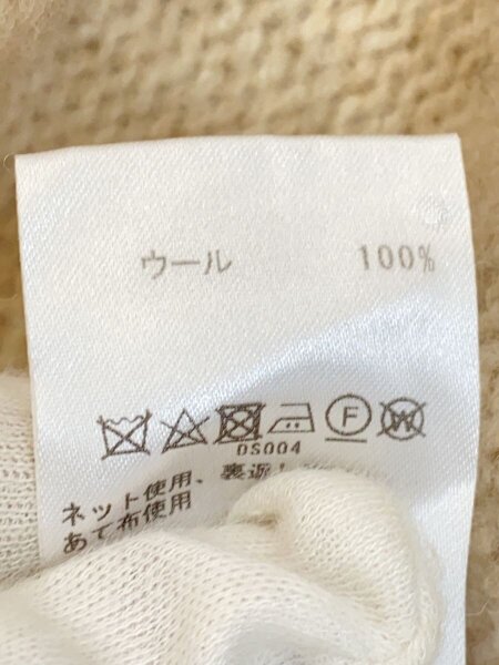 GALERIE VIE / ニット・セーター(厚手)/S/ウール/BEG/無地 GALERIE VIE(ギャルリーヴィー) / ニット・セーター(厚手)/S/ウール