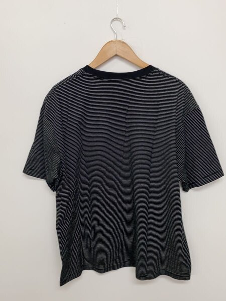 ENNOY(エンノイ) / Tシャツ/XL/コットン/BLK/ストライプ