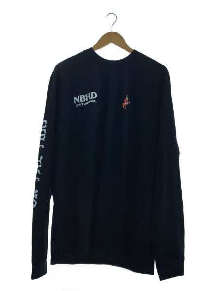 NEIGHBORHOOD(ネイバーフッド) / 長袖Tシャツ/XL/コットン/BLK/無地 