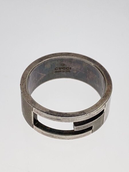GUCCI グッチ メンズ リング 17号 GUCCI(グッチ) / リング/--/17号/SLV/メンズ | 中古品の販売・通販なら