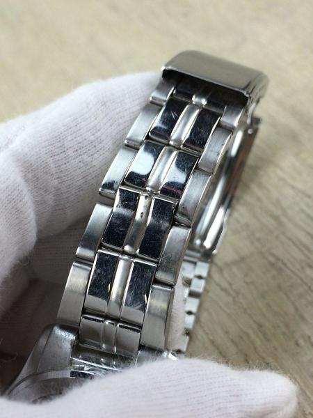 SEIKO(セイコー) / ソーラー腕時計/アナログ/BLK/V145-0BE0/シルバー 