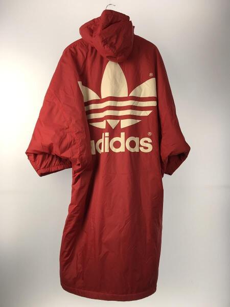 adidas(アディダス) / デサント製/ボアベンチコート/L/ナイロン/RED 