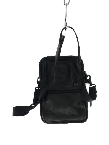 TUMI(トゥミ) / ショルダーバッグ/レザー/BLK/無地/92102DH | 中古品の 