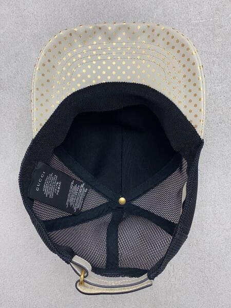 グッチ ベースボールキャップ 426887・202291 サイズXL 牛革×ナイロン