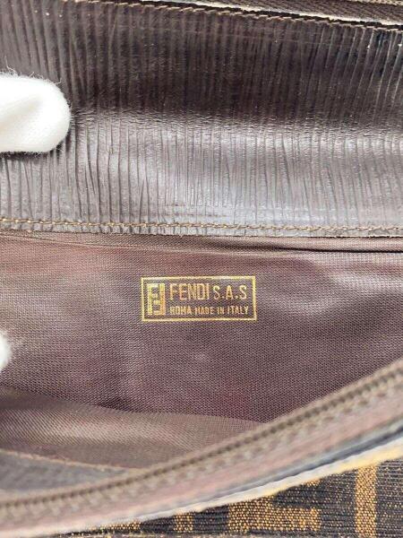 FENDI(フェンディ) / 長財布/キャンバス/BRW/モノグラム/ズッカ柄 