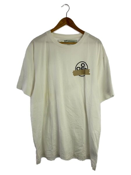 OFF-WHITE(オフホワイト) / Tシャツ/L/コットン/WHT/OMAA038R20185002 