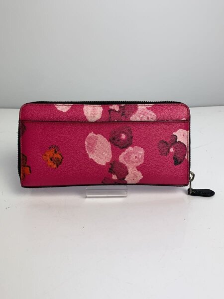 COACH(コーチ) / 長財布_アート_花柄/レザー/PNK/花柄/レディース 
