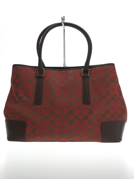COACH(コーチ) / H1J-6086/シグネチャーハンドバッグ/キャンバス/RED 